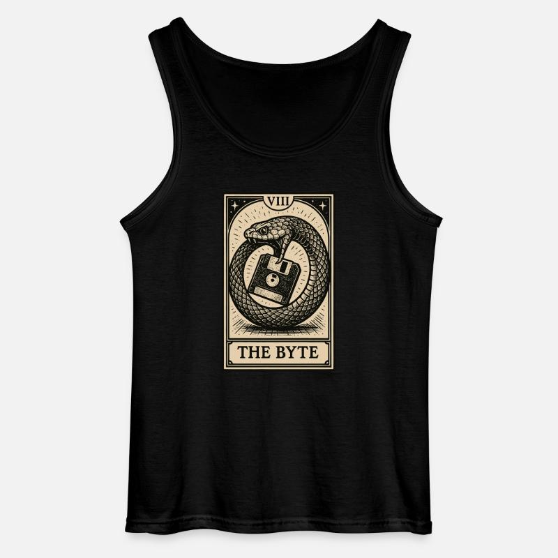 Data Hoarding Tarot – Das Byte - Gildan Männer Tank Top - Schwarz