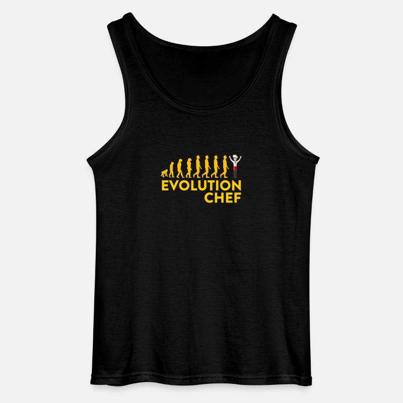 Evolutionärer Chef Motive - Gildan Männer Tank Top - Schwarz