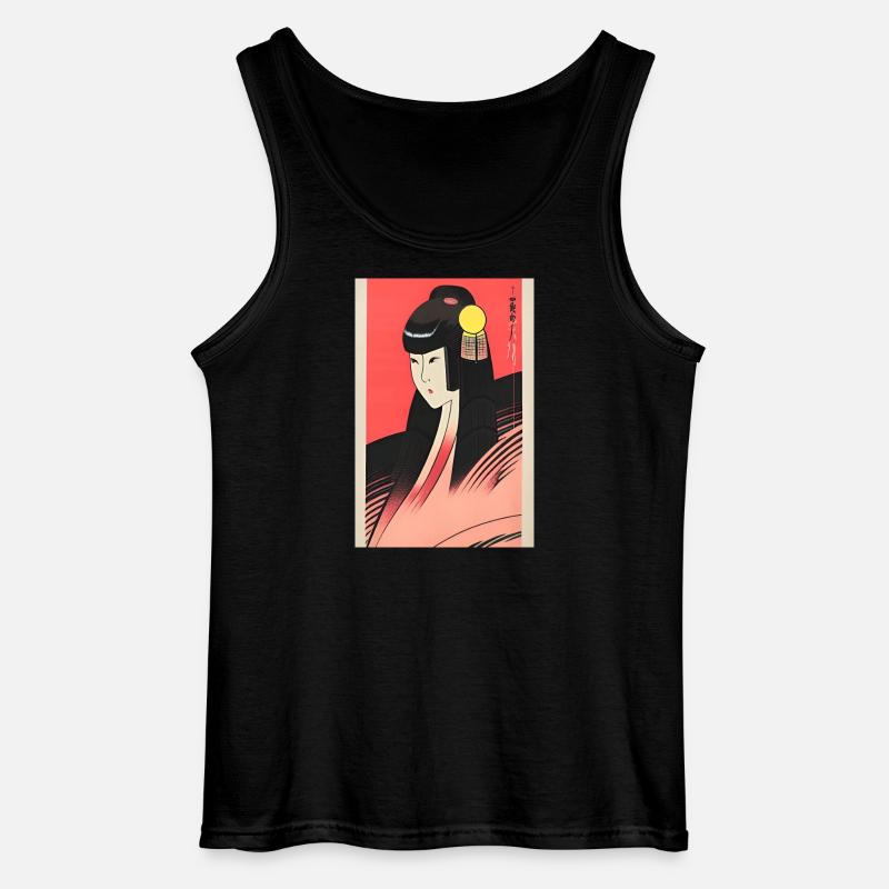 Geisha 10 - Gildan Männer Tank Top - Schwarz