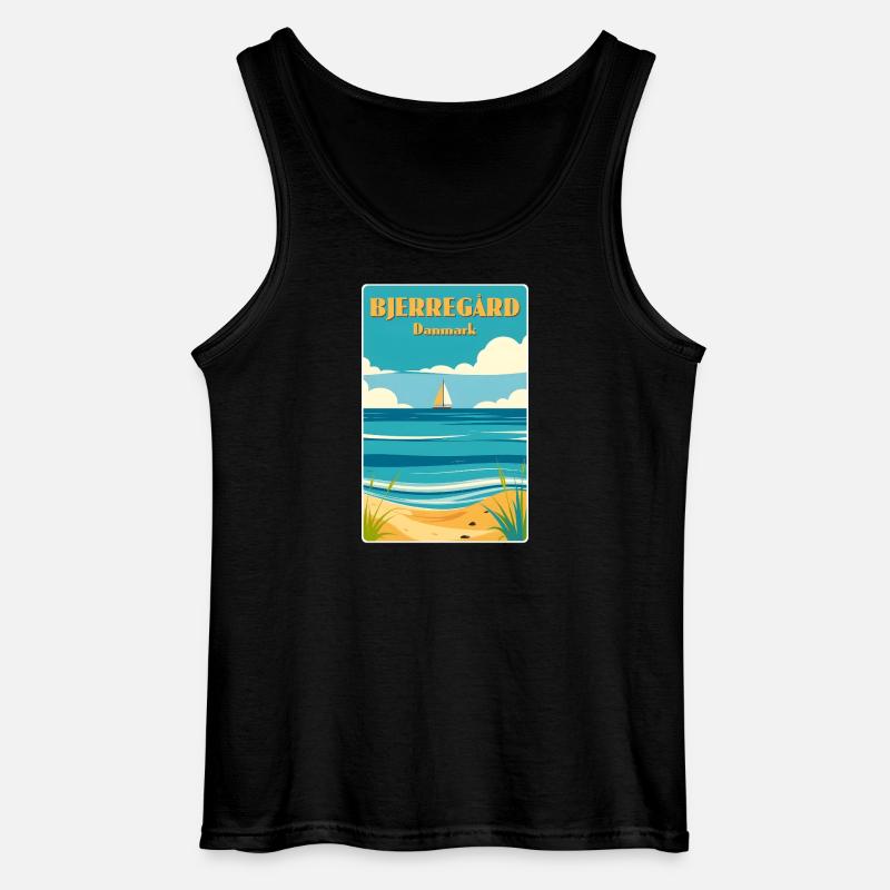 Bjerregard Dänemark - Gildan Männer Tank Top - Schwarz