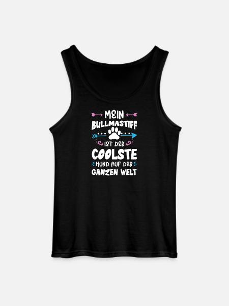 Bullmastiff Dog Saying - Gildan Men’s Tank Top - black