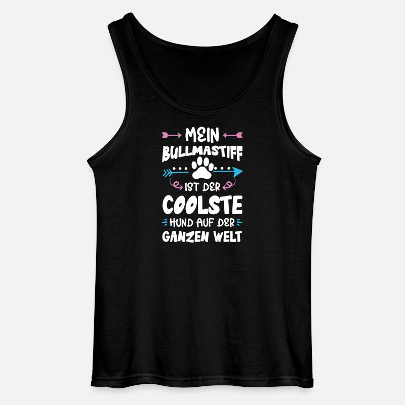 bullmastiff hund spruch - Gildan Männer Tank Top - Schwarz