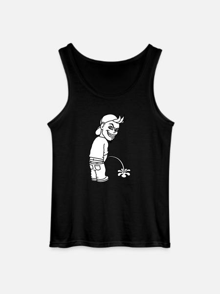 Pee Boy 2c - Gildan Men’s Tank Top - black