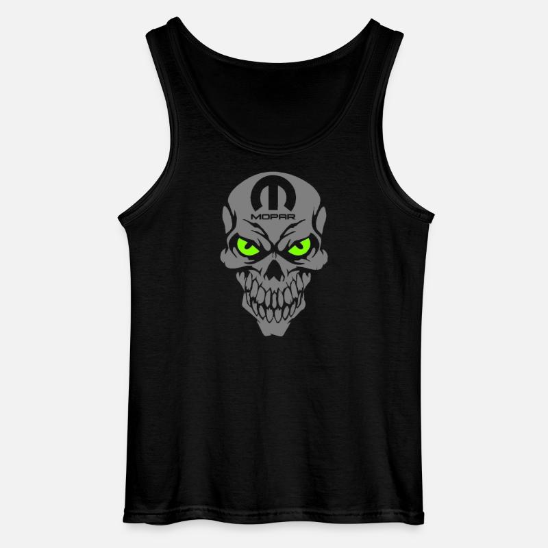 Mopar Skull - Gildan Männer Tank Top - Schwarz