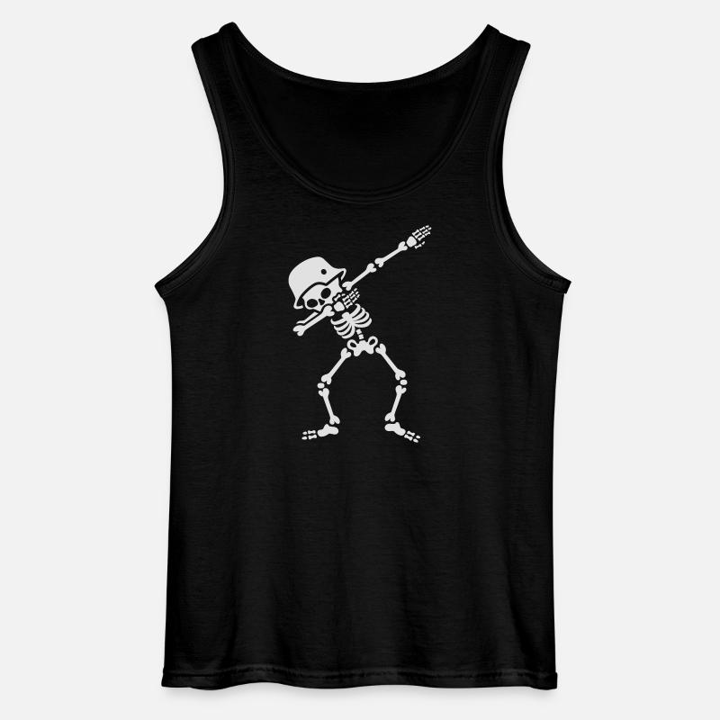 Dab dabbing biker - Gildan Männer Tank Top - Schwarz