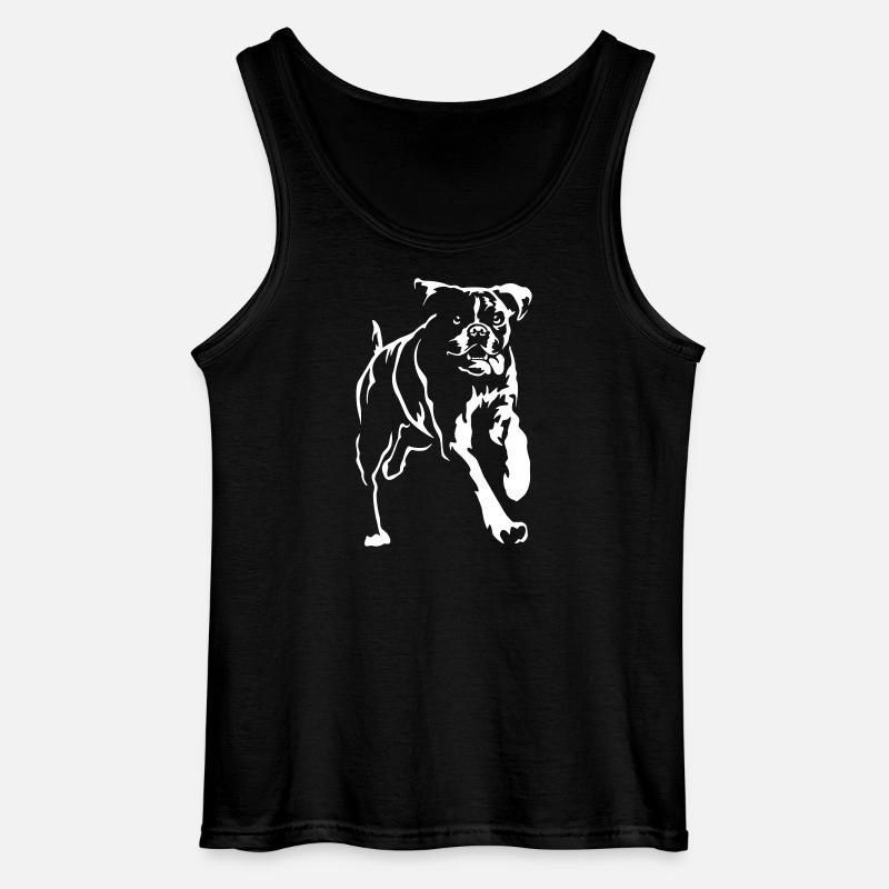 Boxer "Black Edition" - Gildan Männer Tank Top - Schwarz