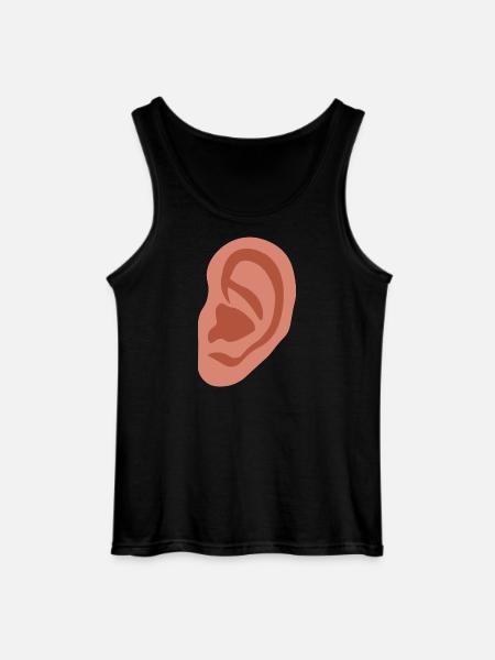 Big ear - Gildan Men’s Tank Top - black