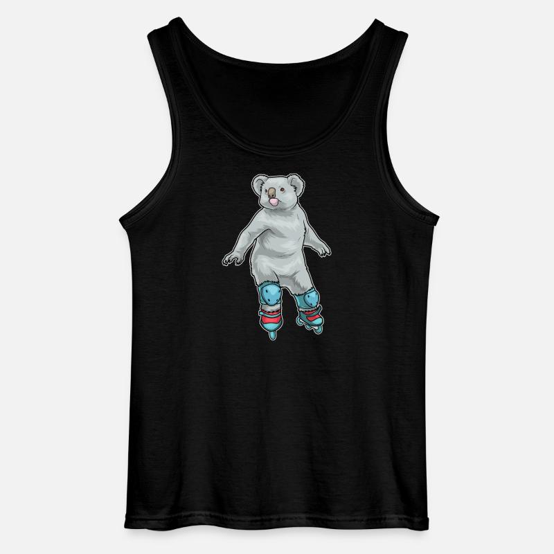 Koala Inline skating Inline skates - Gildan Männer Tank Top - Schwarz