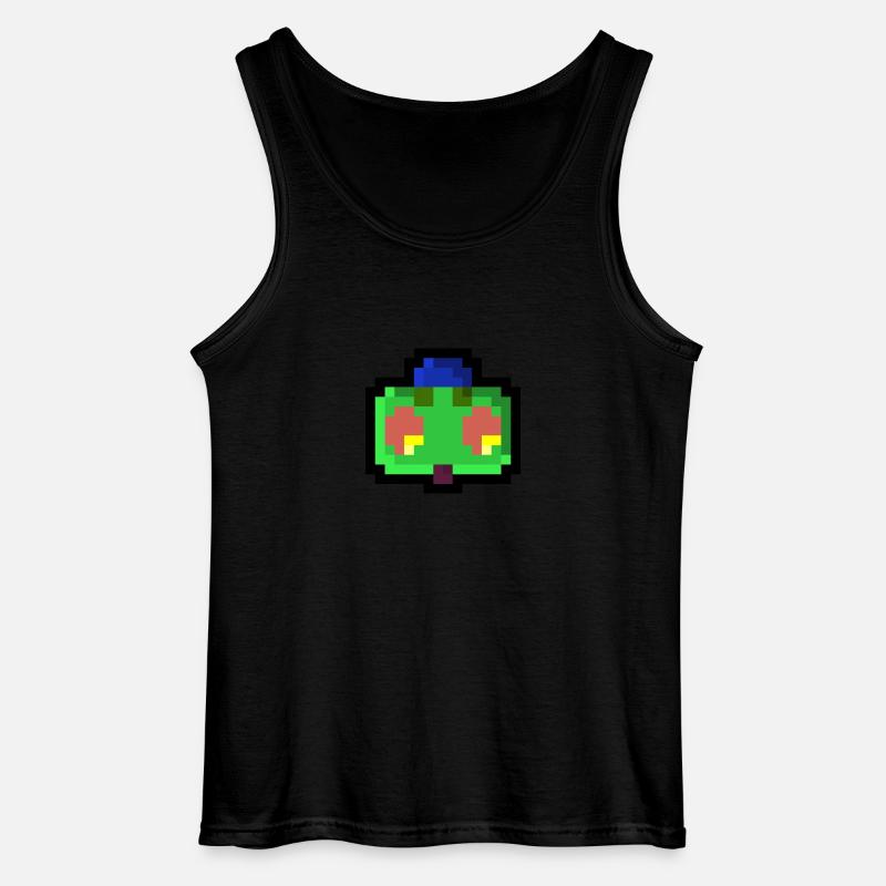 Pixel Roboter - Gildan Männer Tank Top - Schwarz