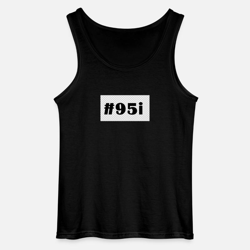 95i - Gildan Männer Tank Top - Schwarz