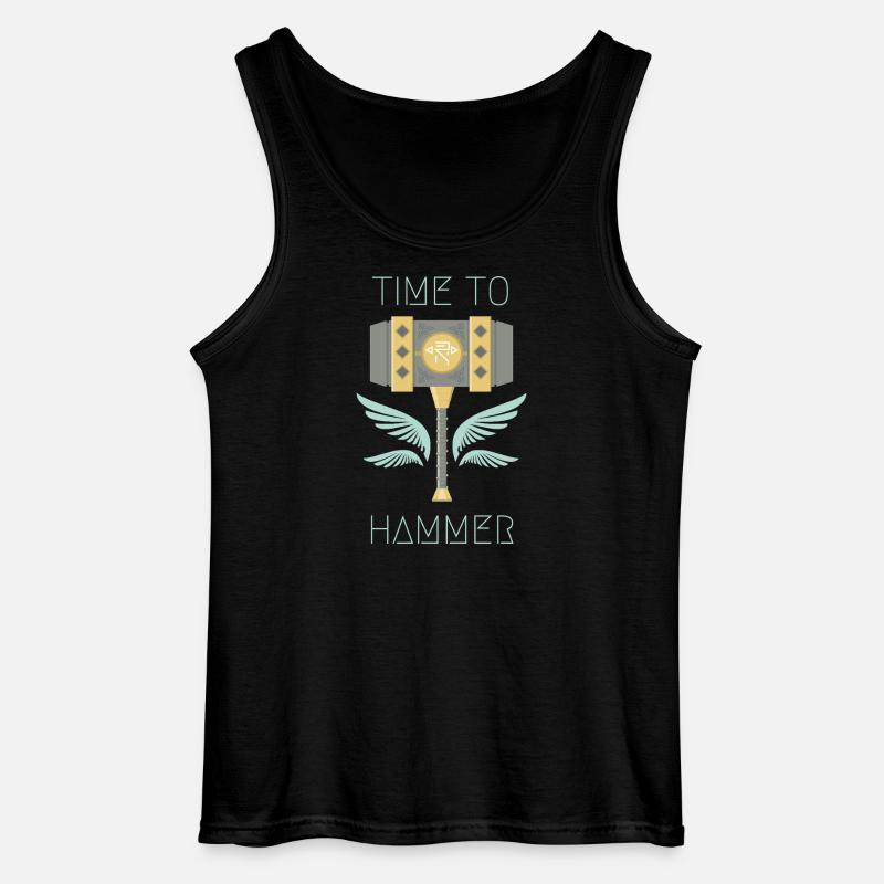 Time to Hammer - Gildan Männer Tank Top - Schwarz