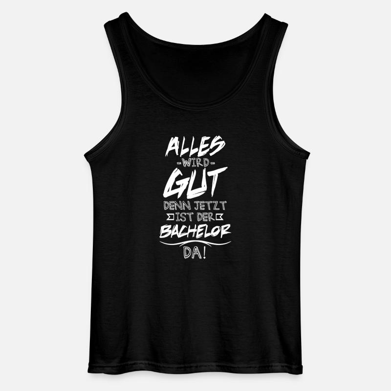 Bachelor - Gildan Männer Tank Top - Schwarz
