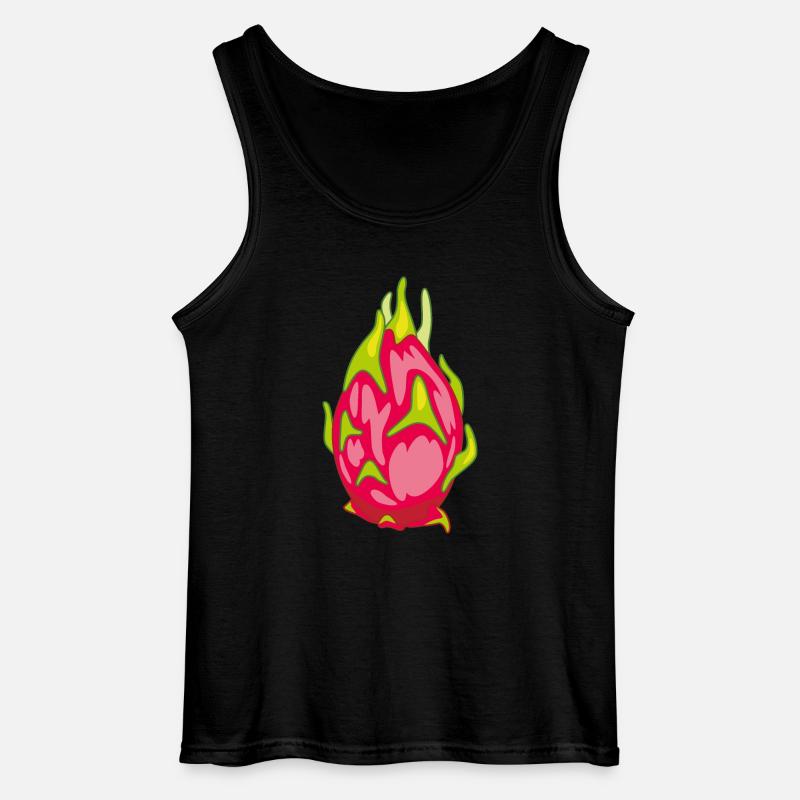Pitaya Drachenfrucht - Gildan Männer Tank Top - Schwarz