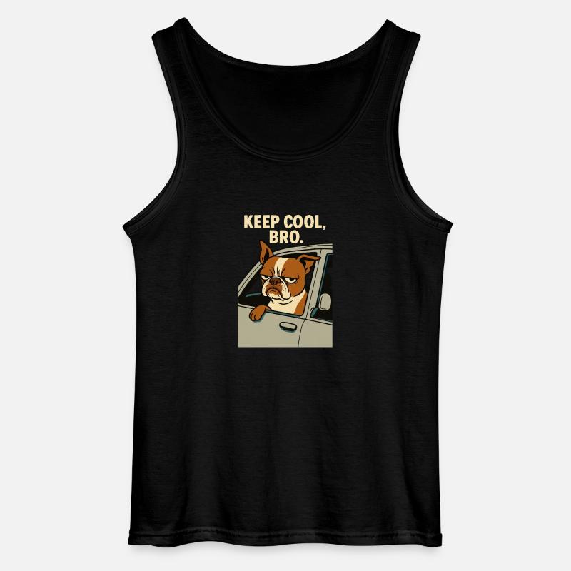 Keep Cool, Bro Pablo - Gildan Männer Tank Top - Schwarz