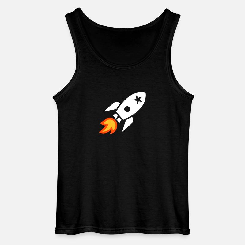 Rakate - Gildan Männer Tank Top - Schwarz
