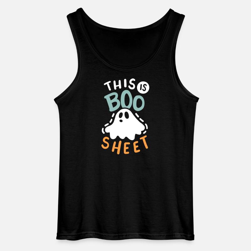 Geist Halloweenkostüm - Gildan Männer Tank Top - Schwarz