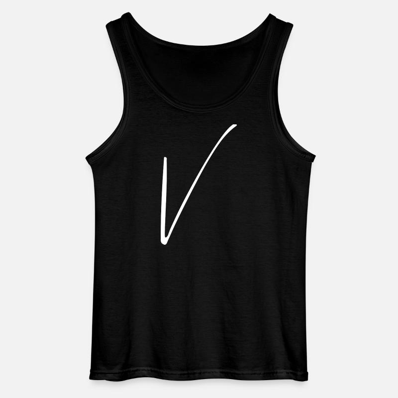 V - Gildan Männer Tank Top - Schwarz