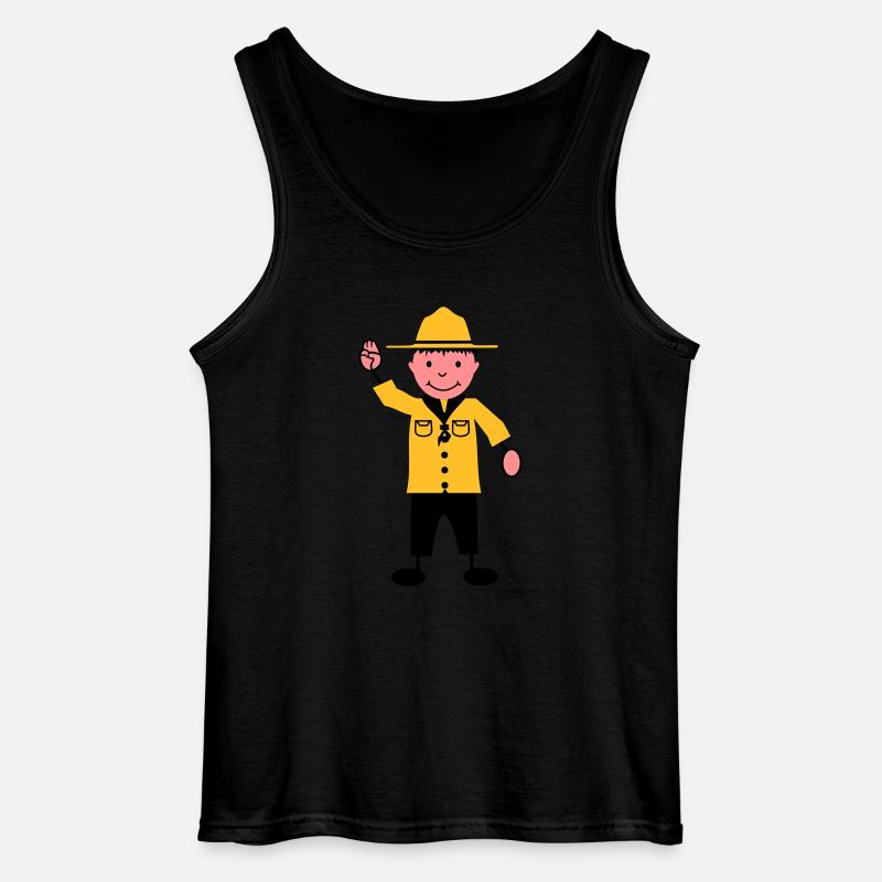 Pfadfinder - Gildan Männer Tank Top - Schwarz