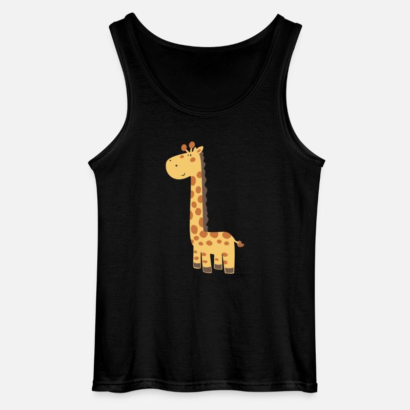 Giraffe - Gildan Männer Tank Top - Schwarz