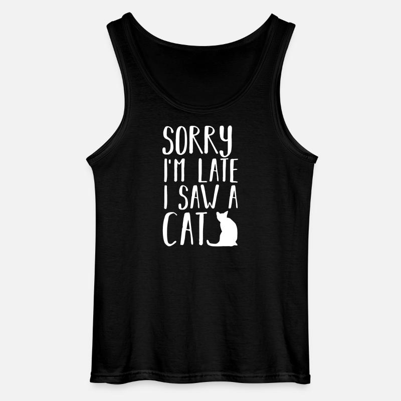 Katze Katzen - Gildan Männer Tank Top - Schwarz