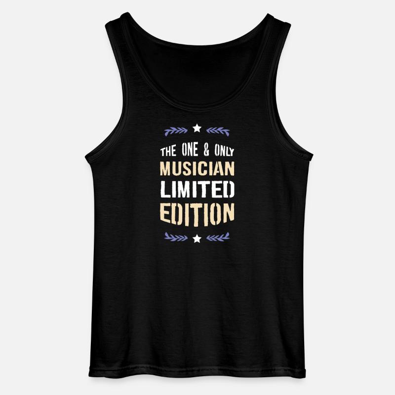 Der Eine Musiker Limited Edition - Gildan Männer Tank Top - Schwarz