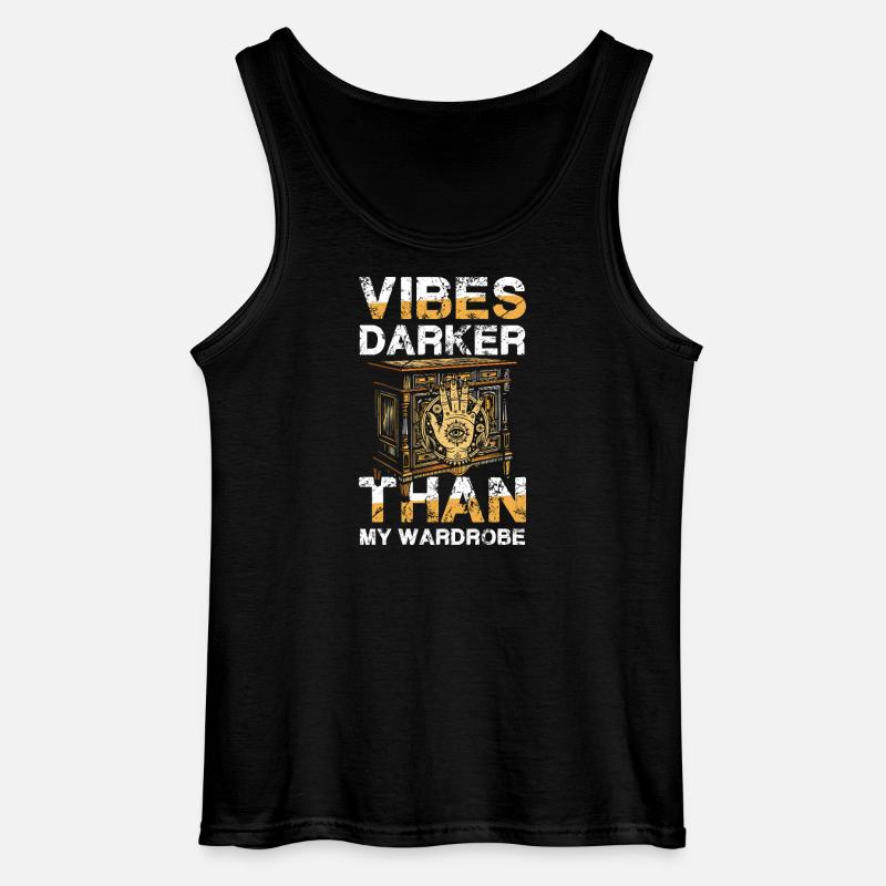 Vibes più cupe del mio guardaroba Okkult Goth Hamsa - Canotta da uomo Gildan - nero