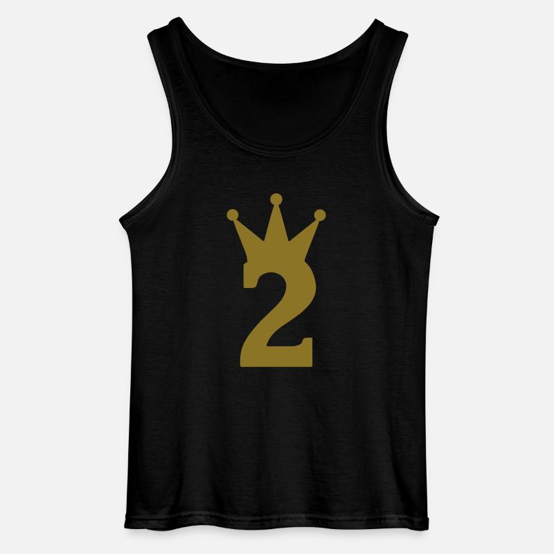 2 krone c1w7 - Gildan Männer Tank Top - Schwarz