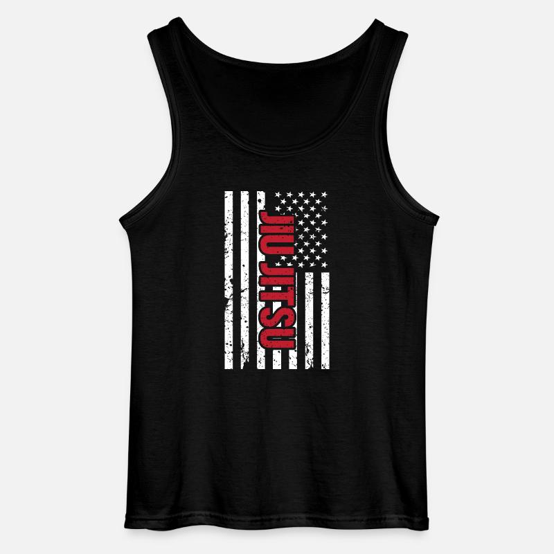 Jiu Jitsu Selbstverteidigung - Gildan Männer Tank Top - Schwarz