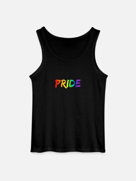 Pride, Lgbt gay pride - Gildan Men’s Tank Top - black
