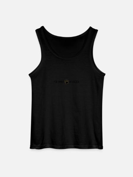 Forever in the heart - Gildan Men’s Tank Top - black