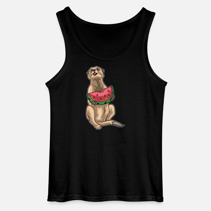 Suricate Pastèque - Débardeur Gildan Homme - noir