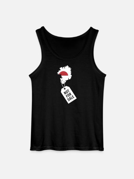 Grönland nicht zum Verkauf – Statement-Design - Gildan Männer Tank Top - Schwarz