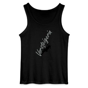 Vorsteigerin - Gildan Männer Tank Top - Schwarz - Vorne - AI Model Male 185 dark (185cm)