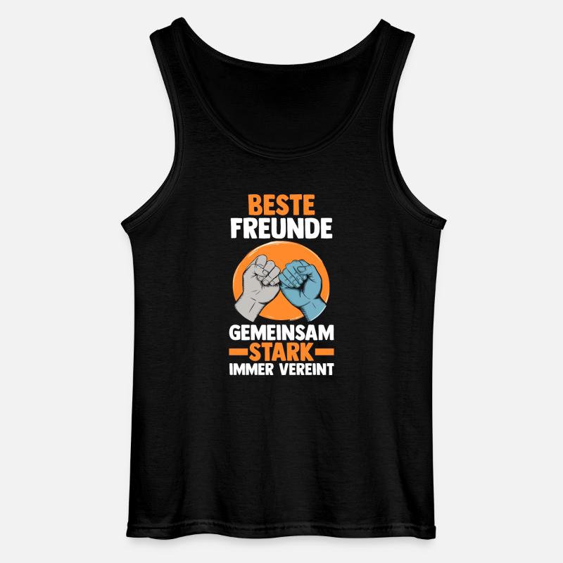 Beste Freunde - Gildan Männer Tank Top - Schwarz