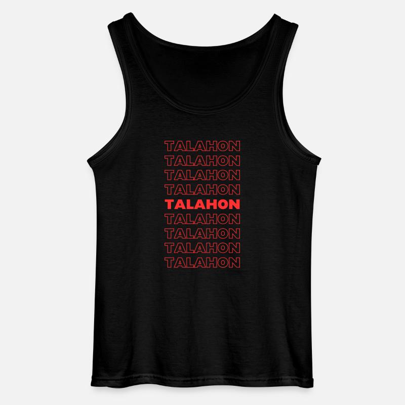 Talahon - Gildan Männer Tank Top - Schwarz
