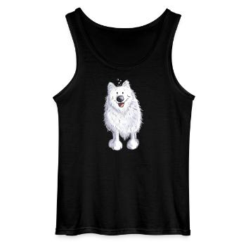 Der Spitz ist angekommen - Gildan Männer Tank Top - Schwarz - Vorne - AI Model Male 185 dark (185cm)