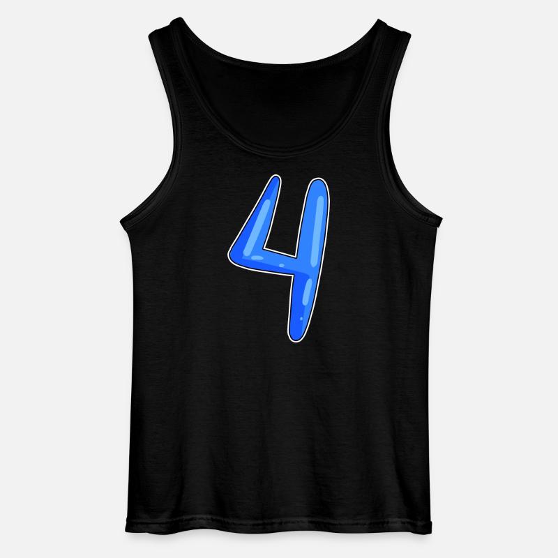 4 - Gildan Männer Tank Top - Schwarz