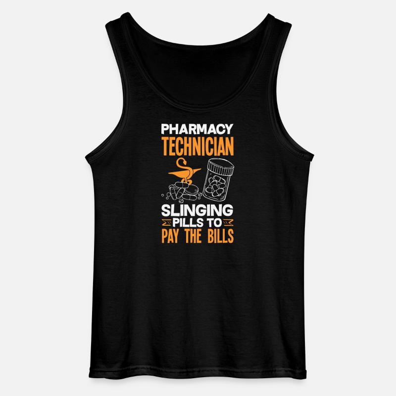 Apotheker Pharmazeutisch-technischer - Gildan Männer Tank Top - Schwarz