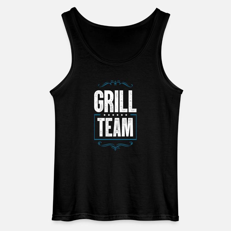 Grill Team - Gildan Männer Tank Top - Schwarz