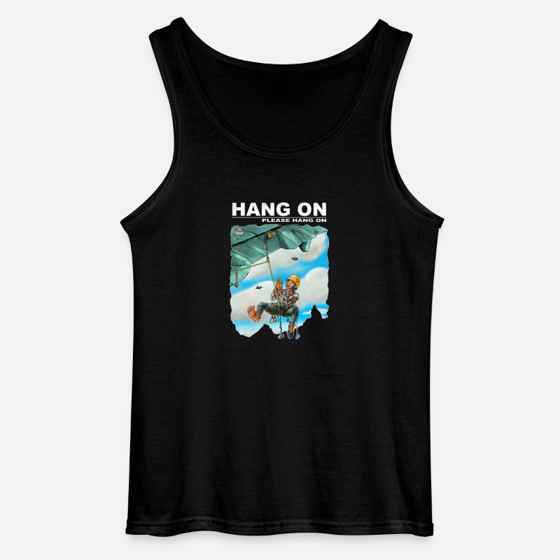 Hängen Sie ein bitte hängen - Gildan Männer Tank Top - Schwarz