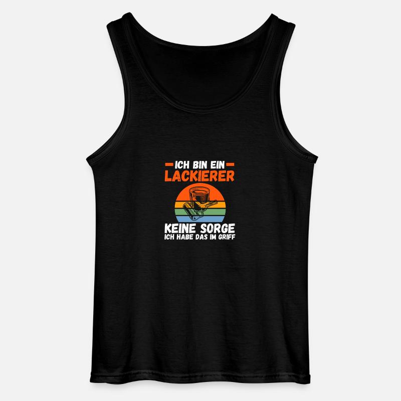 Car Painter Vehicle Painter Painter - Gildan Men’s Tank Top - black