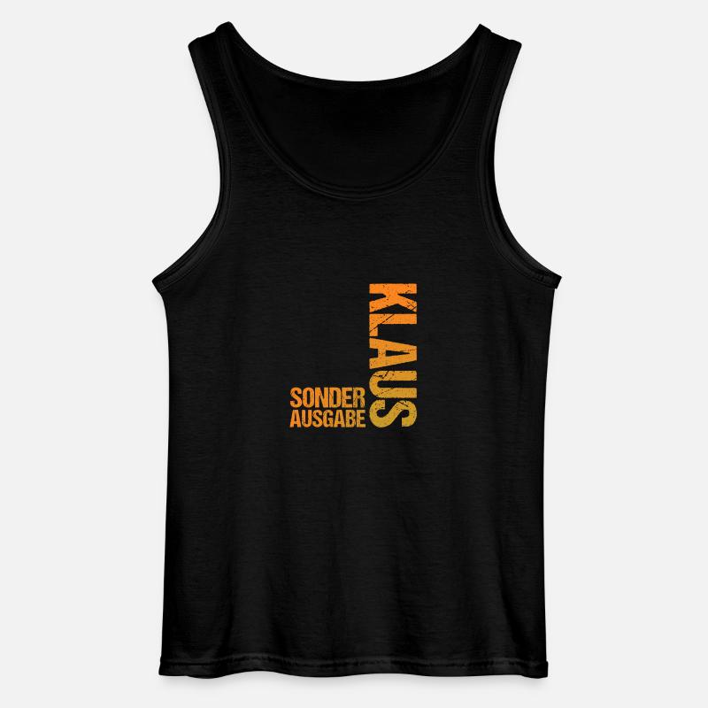Klaus - Gildan Männer Tank Top - Schwarz
