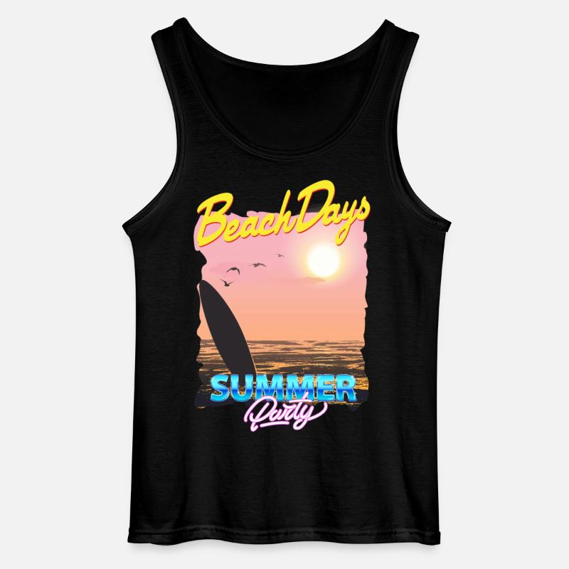 Sommerfest - Gildan Männer Tank Top - Schwarz