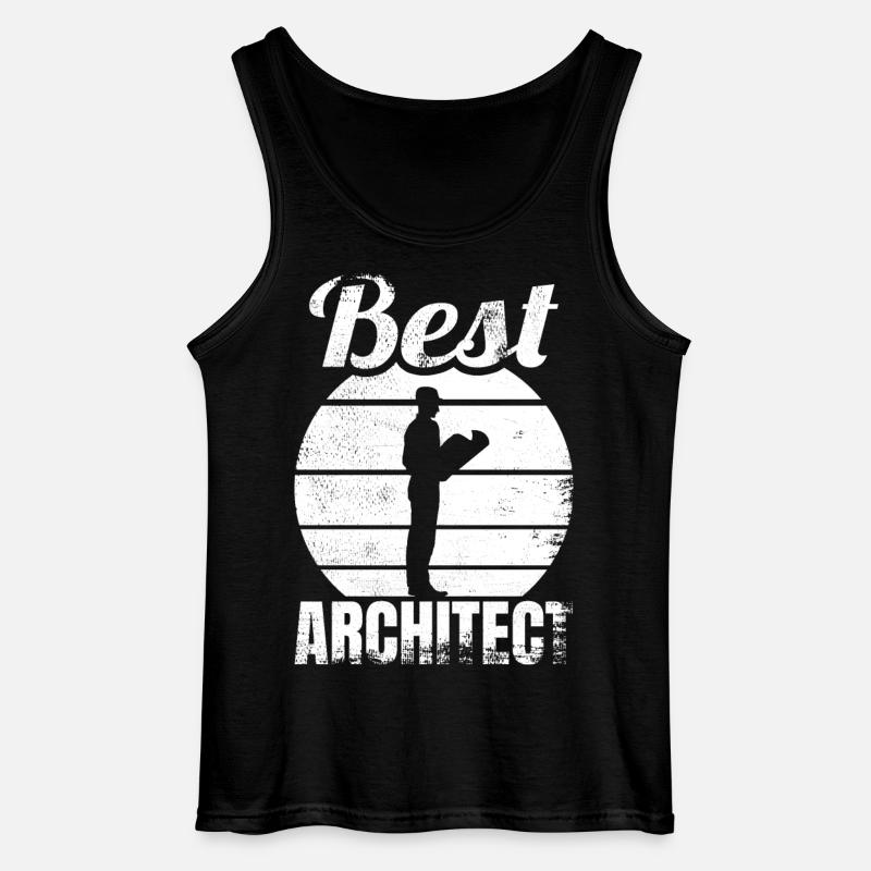 Bester Architekt - Gildan Männer Tank Top - Schwarz