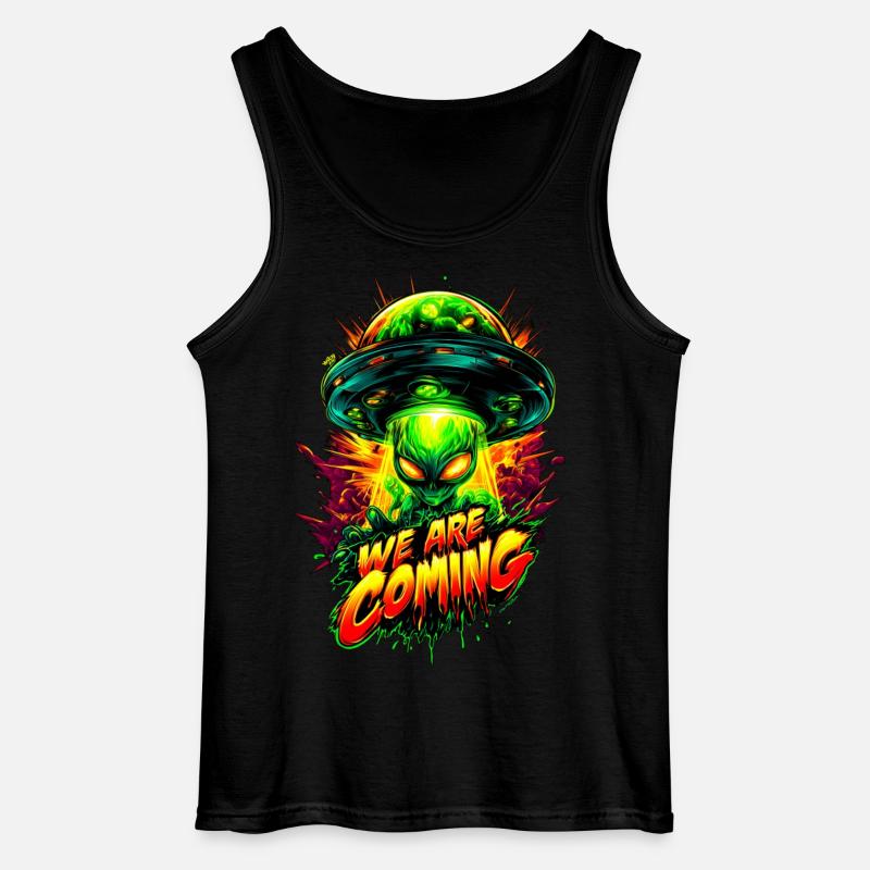 We are comming - Gildan Männer Tank Top - Schwarz