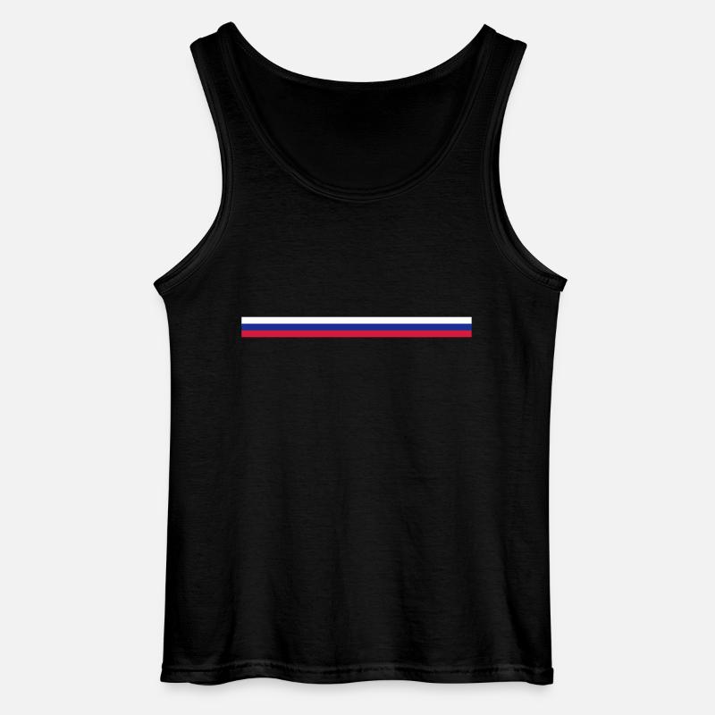 russland-small - Gildan Männer Tank Top - Schwarz