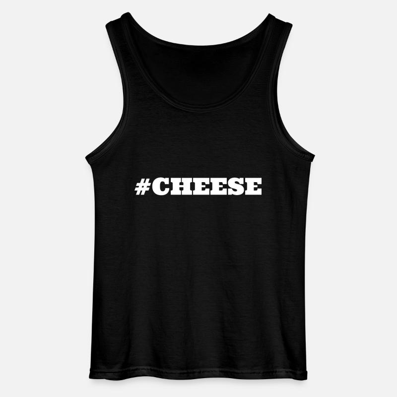 #Cheese - Gildan Männer Tank Top - Schwarz