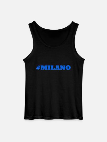 #Milano Milan Milan - Gildan Men’s Tank Top - black