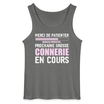 Weiter lustig - Gildan Männer Tank Top - Anthrazit - Vorne - AI Model Male 185 dark (185cm)