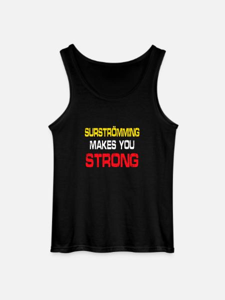 Surstromming, surstromming saying - Gildan Men’s Tank Top - black